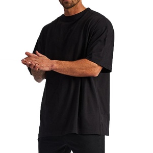 Customized Vintage Men's Oversized Acid Wash T-Shirt Quick Dry High Quality 100% Cotton with High <b>Weight</b> T-shirt - Product Image 5