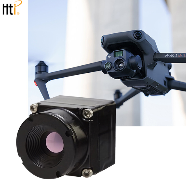 HTI U01 6.8mm Len Drone Long Range Night Vision Uav Lidar Camera for Drone Analog Camera Thermal Imaging