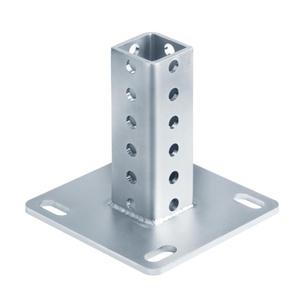Support de fixation robuste pour poteaux, idéal pour les ossatures en <span class=keywords><strong>bois</strong></span> et les infrastructures mécaniques, fabriqué selon un dessin technique - Product Image 6