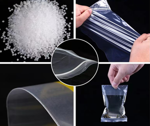 工場直販 透明 再封可能 防水 PE ジッパーバッグ 100枚入り ガムやスナック食品包装用 - Product Image 2