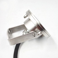 Yaokingled YK-UW101 316L Edelstahl 24V IP68 Wasserdichter Mono Weiß RGBV+ 9W LED Unterwasser-Spotstrahler 10-Grad-Strahl Fontänenbeleuchtung