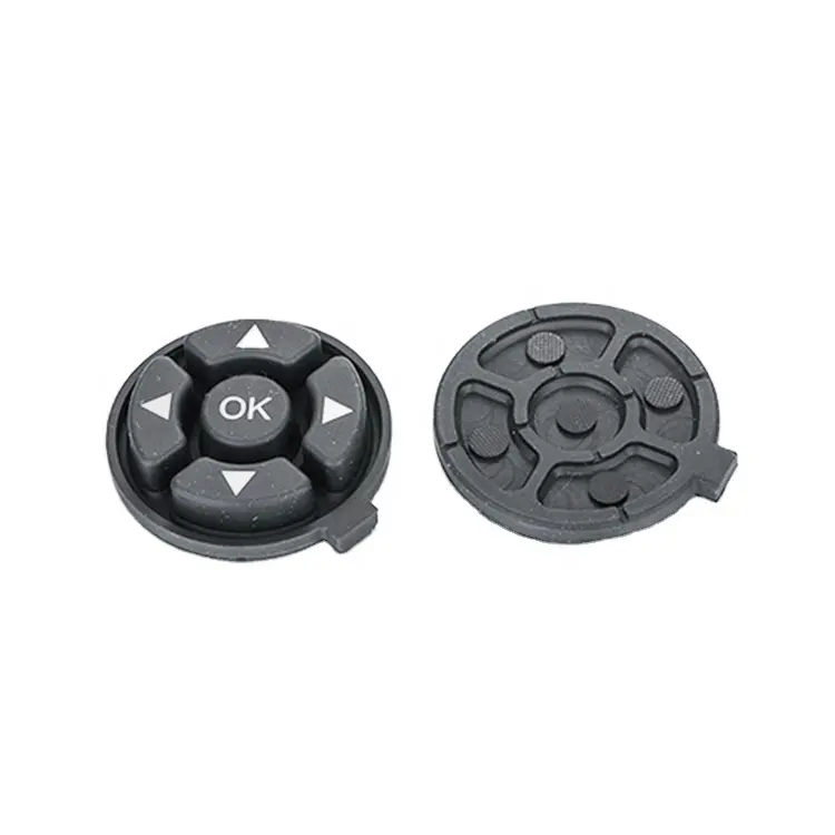 silicone rubber buttons TV remote controls molding vacuum casted plastic parts rubber key silicone molding