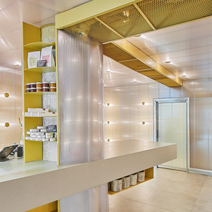 Scaffale espositivo a struttura verticale con linee d'arco, in stile rustico e accogliente, <span class=keywords><strong>per</strong></span> negozio di specialità - Product Image 5