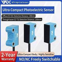 Sensor Industri Baru dan Asli WTX, Sensor Optik Sel Optik, SENSOR FOTOELEKTRIK MINIATUR, Sensor Inframerah Refleksi Difus