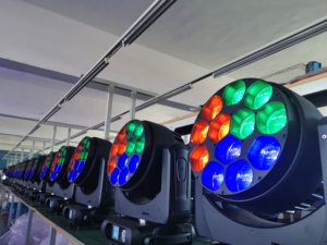 شعاع فائق براقة جديد 12x40W RGBW إضاءة LED برأس متحرك يمكن أن تكبير للمسرح DJ ليلي - Product Image 6