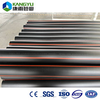 Tuyau PE100 en plastique HDPE pour l'approvisionnement en eau Tubes de mortier d'irrigation par aspersion de gaz Produit en plastique de câble de serre