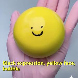 Boule de cristal en plastique faite à la main avec un rebond lent, matériau TPR pour la décompression de la colère - Product Image 5