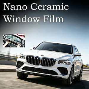 Película de Tinte para Ventanas de Automóviles Personalizada por el Fabricante, Visión Ultra Clara, 99% IRR, 99.9% UVR, Película de Tinte Cerámica que <span class=keywords><strong>Nunca</strong></span> se Desvanece para Ventanas de Automóviles - Product Image 1