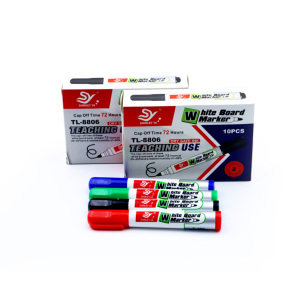 Marqueur effaçable à sec et à l'eau 3 mm <span class=keywords><strong>4</strong></span> couleurs en vrac, non toxique et facile à effacer, pour tableau blanc, école et bureau - Product Image 5