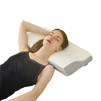 Oreiller cervical orthopédique en mousse à mémoire de forme Contour Confortable Anti-Ronflement Papillon pour le soutien du cou et les soins de santé