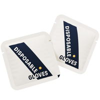 Gants jetables en plastique avec emballage personnalisé pour les cantines Cuisine de grands lots d'aliments Salle à manger Servir