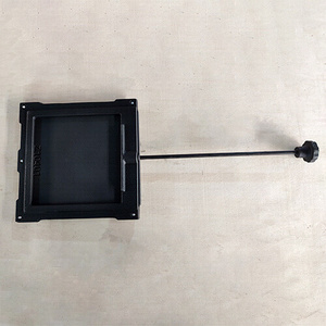 Nuovo Ammortizzatore per Stufa in Ghisa Z104 Eco-Friendly - Canale Fumi 160x160mm con Asta Estesa per Cucina, <span class=keywords><strong>Bagno</strong></span> e Soggiorno - Product Image 2