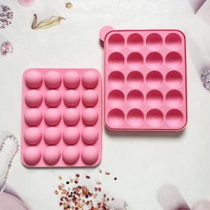 <span class=keywords><strong>Moule</strong></span> à sucette rond 20 trous <span class=keywords><strong>Moule</strong></span> à gâteau en <span class=keywords><strong>silicone</strong></span> pour chocolat et bonbons Outil de fabrication de sucette <span class=keywords><strong>Moule</strong></span> à gâteau - Product Image 1