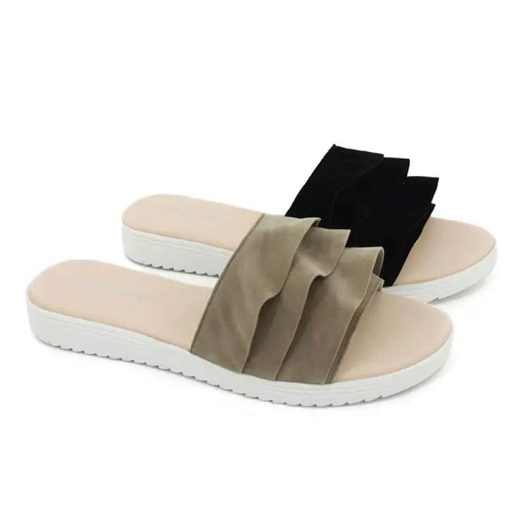 Custom Beautiful Non-slip Breathable Flats Comfortable Most Pocpular Sandals Female Ladies Simple Shoes Sandals