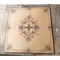 Luxus Villa Projekt Wasserstrahl Marmor Medaillon Inlay Muster Fliese Wasserstrahl Marmor Mosaik Fliese für Interieur Hotel Marmor Projekt