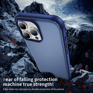 <span class=keywords><strong>Funda</strong></span> de teléfono mate para <span class=keywords><strong>iPhone</strong></span> 16 Pro Max 14 15 <span class=keywords><strong>13</strong></span> 12 <span class=keywords><strong>Mini</strong></span> <span class=keywords><strong>funda</strong></span> de lujo suave TPU duro PC a prueba de golpes para <span class=keywords><strong>iPhone</strong></span> 16E 17 Air 17Plus - Product Image 3