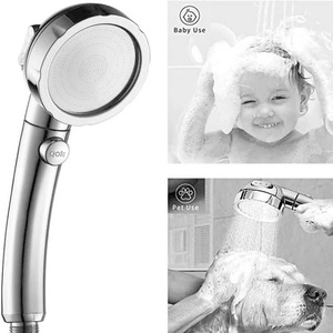 Pommeau de douche à main haute pression avec fonction pluie, réglable, avec interrupteur marche/arrêt, amovible, pour camping - Product Image 5