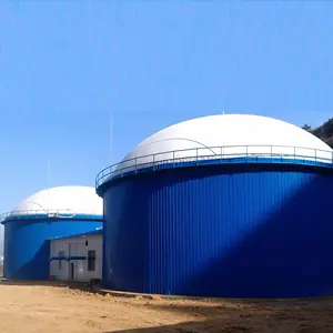 Мешок для хранения биогаза с двойной мембраной, держатель газа для сбора биогаза