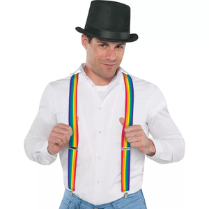 Bretelles de costume arc-en-ciel pour hommes et femmes, décoration de fête de fierté, bretelles réglables - Product Image 2
