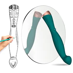 AV-Stab-Vibrator Klitoris-Massage G-Punkt-Stimulator biegbares Dildo-Vibrator Sexspielzeug für Damen