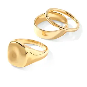 Milskye joyería de lujo de moda para mujer 925 Plata 18K oro conjunto Anillo Compromiso boda señora dedo joyería