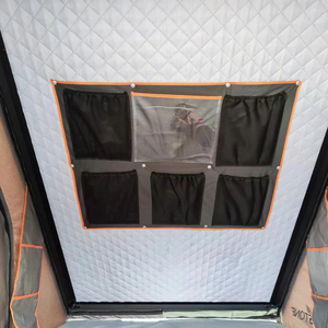 Professional Outdoor Foldable Lightweight 4-5 Person Hard Aluminum Car Rooftop Tent With Skylight Camping Rooftop Tent Rooftop T - Product Image 2
