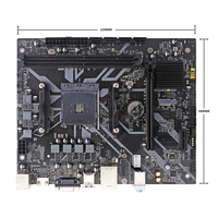 Tarjeta Madre AMD A520 Micro ATX para Computadora de Escritorio, Nueva, para Ensamblaje Personalizado, Ranura AM4, Compatible con Procesadores Ryzen4 Ryzen5, M.2 SATA SSD DDR4 64GB