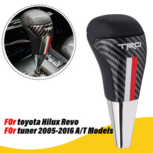 Pomo de palanca de cambios de fibra de carbono Trd para Toyota Land Cruiser, transmisión manual, diseño ergonómico - Product Image 4