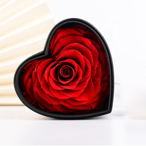 Nuove Idee Prodotto 2026: <span class=keywords><strong>Rose</strong></span> Stabilizzate Decorative in Scatola a Cuore in PU, Set Regalo Piccolo con LOGO, Souvenir Artificiale per Matrimoni - Product Image 4