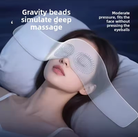 Masque oculaire de sommeil profond à pression microscopique double face, technologie scientifique, soulagement de la fatigue, design de logo personnalisable