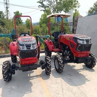 Bon marché 25hp tracteurs agricoles mini tracteur boîte de vitesses direction hydraulique mini tracteur