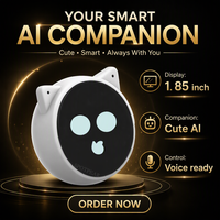 Carte de développement de chatbot IA ESP32-S3 avec écran LCD de 1,85 pouce pour projets d'assistant vocal