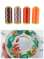 Fabriqué en Chine, bonne qualité, 100% polyester, fil à broder pour machine à broder