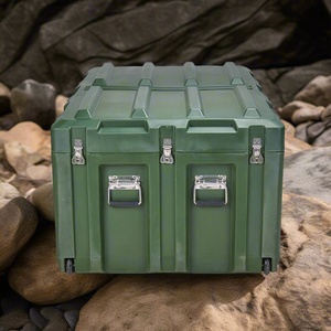 Roto đúc chống nước Lager trung bình di động có thể khóa trường hợp hàng hóa trên đất liền để vận chuyển lưu trữ an toàn - Product Image 4