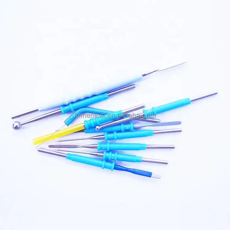 Reusable Needle Electrode cautery Blade Needle ESU Tip Ball Electrodes