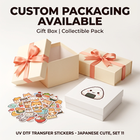 Autocollant de transfert UV DTF rétro vintage personnalisé, imperméable, texture 3D en relief pour envelopper les tasses, les verres, les canettes, application permanente instantanée, en vrac