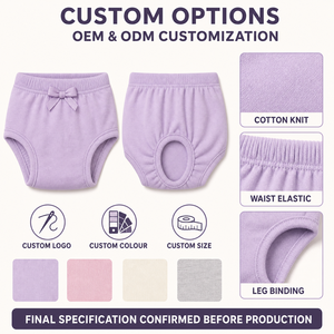 Cute Bow Decor <b>Dog</b> <b>Pants</b> Soft Elastic Pet Sanitary Underwear <b>For</b> Maltese Small Breed <b>Dogs</b> - Product Image 2
