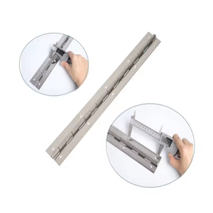 บานพับเปียโนเคลือบออกไซด์ตัดอย่างต่อเนื่องทำจากสแตนเลสดีไซน์ใหม่ - Product Image 3