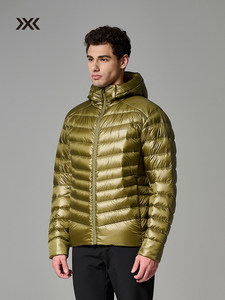 Veste d'hiver légère à capuche X-BIONIC Wilderness pour homme, rembourrage en <span class=keywords><strong>duvet</strong></span> de canard <span class=keywords><strong>800</strong></span> Fill Power, doublure anti-froid pour l'automne et l'hiver, 24687 - Product Image 4