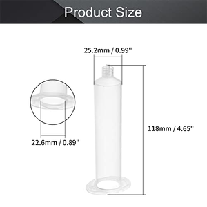 Nouvelle seringue industrielle américaine de type 3CC/5CC/10CC/30CC/50CC pour colle époxy plastique, seringue de distribution d'adhésif - Product Image 3
