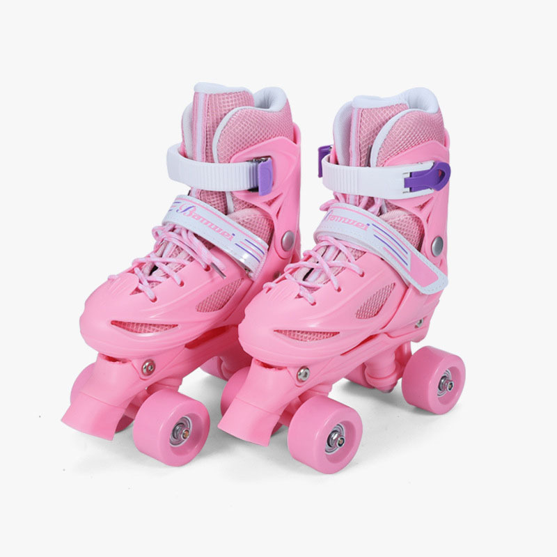 Rollers Enfants Lumières - Taille Réglable - Roues Lumineuses - Roulements ABEC-7 - 3-12 Ans