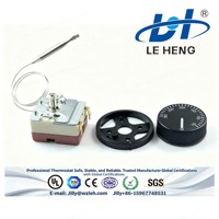 Interrupteur thermostat pour machine à muffins 50-300 ℃   Thermostat à bouton pour régulation de température en degrés Celsius, élément chauffant