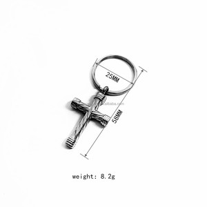 Llavero de Acero Inoxidable con Cruz, Urna para Cenizas de Mascotas, Colgante Conmemorativo - Product Image 4