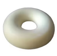 Coussin de siège ergonomique moulé en mousse à mémoire de forme Donut pour siège de voiture - Soulagement des hémorroïdes et des douleurs post-partum - Personnalisable et lavable à 100%
