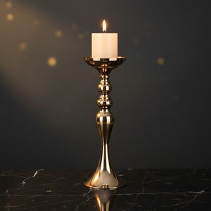 Metal Flower <strong>Vase</strong> <strong>Stand</strong> 38cm Elegant Design for Weddings Home Decor Reception Candle Holders Table Centerpieces Living Room - Product Image 1
