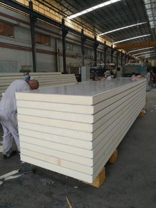 Panneau en mousse <span class=keywords><strong>de</strong></span> polyuréthane renforcé résistant au feu, classe B1, avec composite <span class=keywords><strong>de</strong></span> <span class=keywords><strong>laine</strong></span> minérale pour la sécurité des bâtiments - Product Image 4