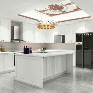 Cocina Estilo Shaker Americana, Cocinas Modernas Blancas con Gabinetes de Base - Product Image 5