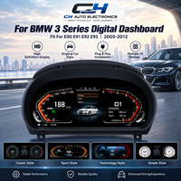 Pour BMW Série 3 E90 E91 2005-2012, remplacement du tableau de bord numérique LCD, du compteur de vitesse et des jauges