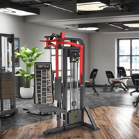 Machine de musculation professionnelle personnalisée pour l'entraînement de la force, avec fonctions Rear Delt Loader et Pec Fly, dotée d'un système de sélection de charge par broche pour pile de poids en acier de sécurité