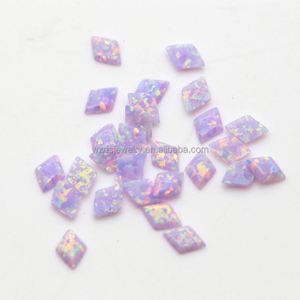 พลอยรูปสี่เหลี่ยมขนมเปียกปูนแบบหลังเบี้ยยอดนิยมสำหรับตกแต่งทันตกรรมวัสดุตะกั่วฟรี - Product Image 1